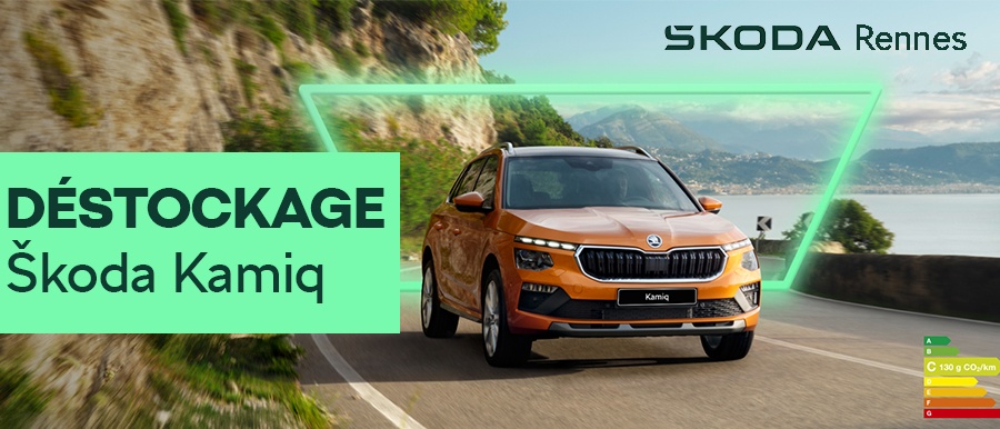 Škoda Rennes - Déstockage Skoda Kamiq lors journées portes ouvertes 14 & 15 mars 2026